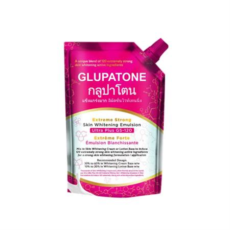 Glupatone- Extreme Strong Whitening Emulsion Ultra Plus Gs-120 For Face And Body- 500ml